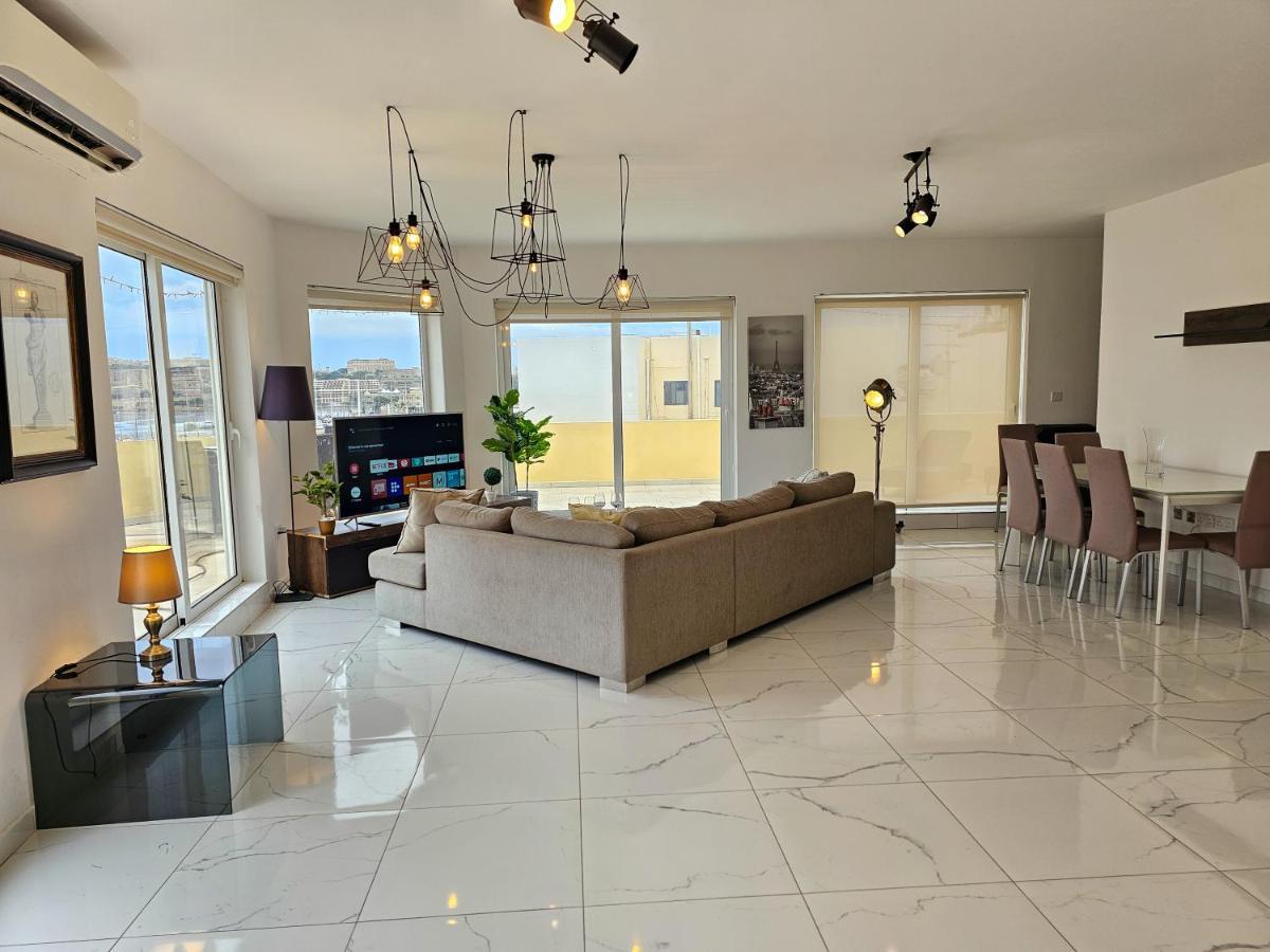 شقة Mive Luxury Sea View Penthouse Gzira المظهر الخارجي الصورة