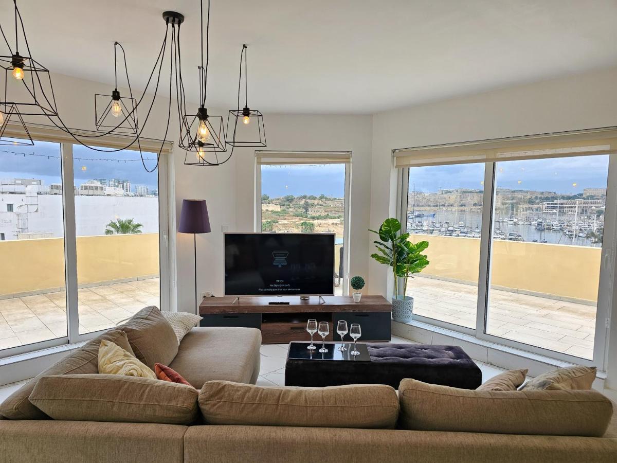 شقة Mive Luxury Sea View Penthouse Gzira المظهر الخارجي الصورة