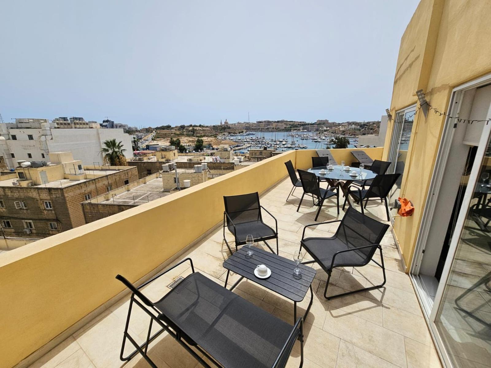 شقة Mive Luxury Sea View Penthouse Gzira المظهر الخارجي الصورة